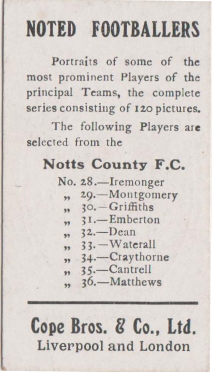 Notts County 120 back