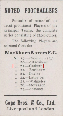 Blackburn Rovers 120 back variation