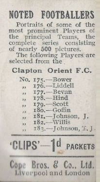 Clapton Orient 500 back