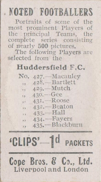 Huddersfield Town 500 back