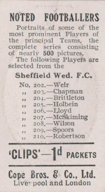 Sheffield Wednesday 500 back