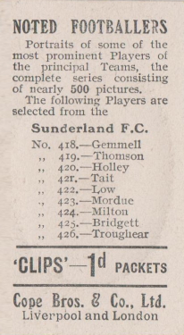 Sunderland 500 back