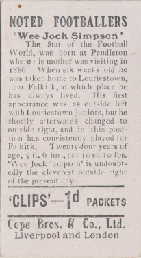 Wee Jock Simpson back